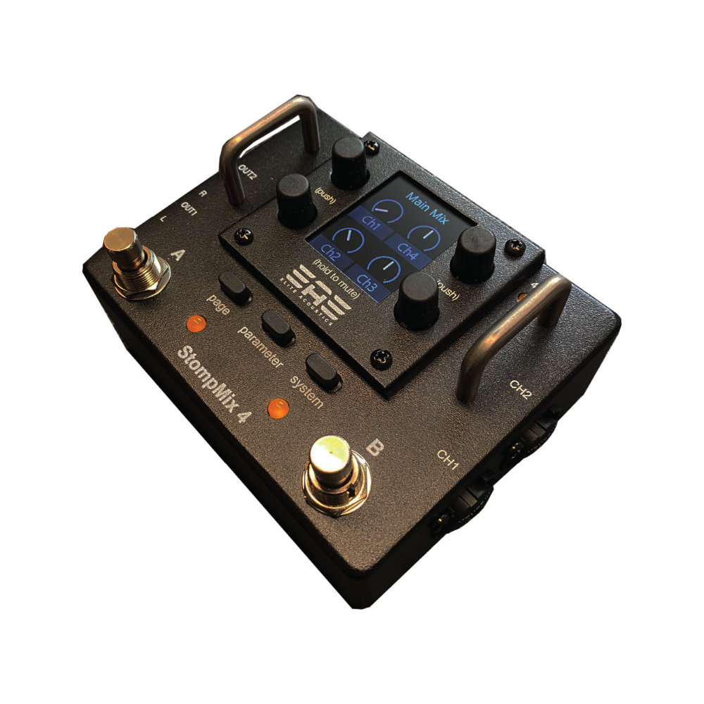 Elite Acoustics Stompmix X4 Pedal online Mixer NEU!