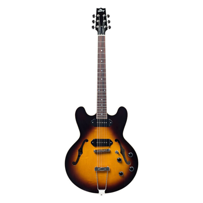Heritage, Standard H-530 Semi-Hollow Electric Guitar with Case, Original Sunburst