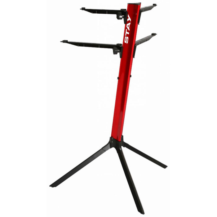 STAY, S1100/0229-RED, Keyboard stand SLIM 110cm - 2 Auflagen - rot – Bild 2