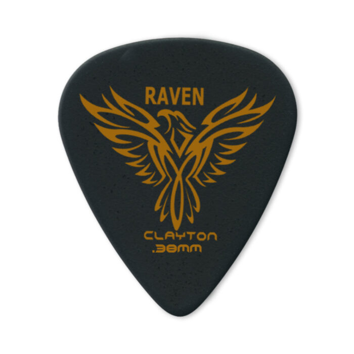 Clayton Black Raven Pick Standard 0,38mm /12 pcs