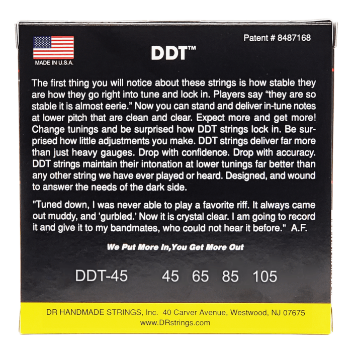 DR, DDT* - Drop Down Tuning Bass Strings: Medium 45-105 – Bild 2