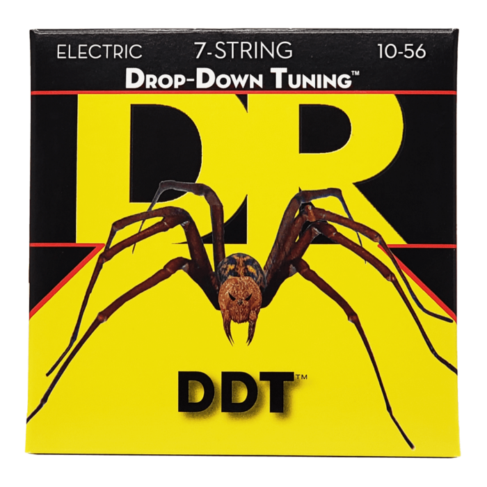 DR, DDT* - Drop Down Tuning Electric Guitar Strings: 7-String Medium 10-56