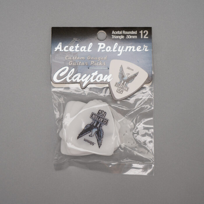 Clayton Acetal/Polymer Pick Rounded Triangle 0,50mm /12 pcs – Bild 2