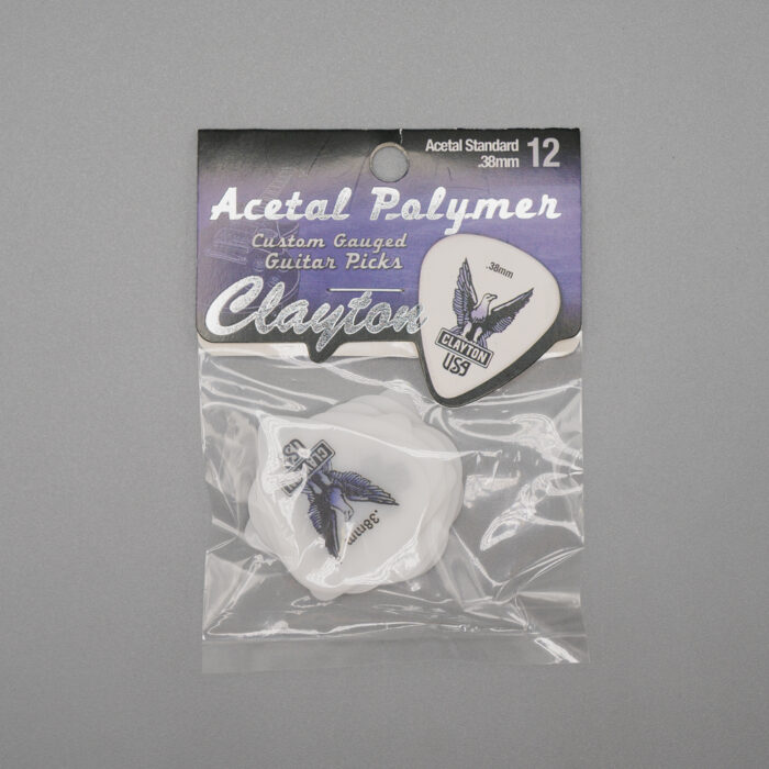 Clayton Acetal/Polymer Pick Standard 0,38mm /12 pcs – Bild 2