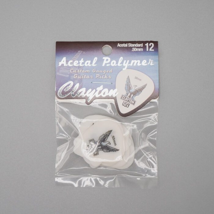 Clayton Acetal/Polymer Pick Standard 0,50mm /12 pcs – Bild 2