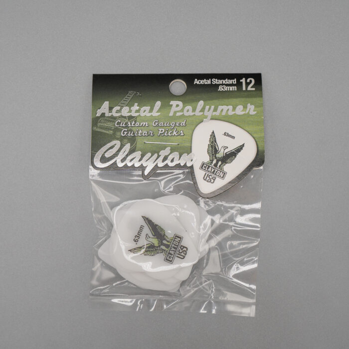 Clayton Acetal/Polymer Pick Standard 0,63mm /12 pcs – Bild 2