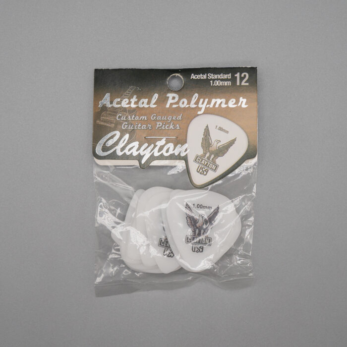 Clayton Acetal/Polymer Pick Standard 1,00mm /12 pcs - Image 2