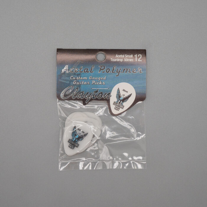 Clayton Acetal/Polymer Pick Small Teardrop 0,50mm /12 pcs – Bild 2