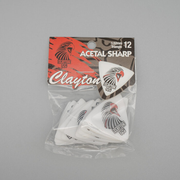 Clayton Sharp Acetal/Polymer Pick Rounded Triangle 1,52mm /12 pcs - Image 2