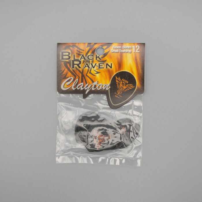 Clayton Black Raven Pick Small Teardrop 0,50mm /12 pcs - Image 2