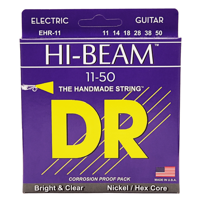 DR, HI-BEAM* - Nickel Plated Electric Guitar Strings: Heavy 11-50