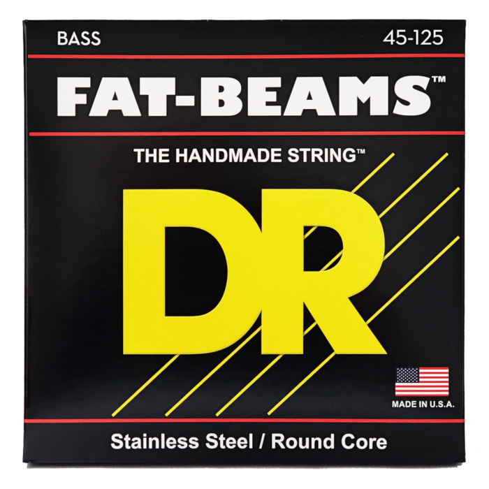DR, FAT-BEAM* - Stainless Steel Bass Strings: 5-String Medium 45-125