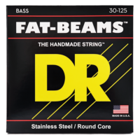 DR, FAT-BEAM* - Stainless Steel Bass Strings: 6-String Medium 30-125