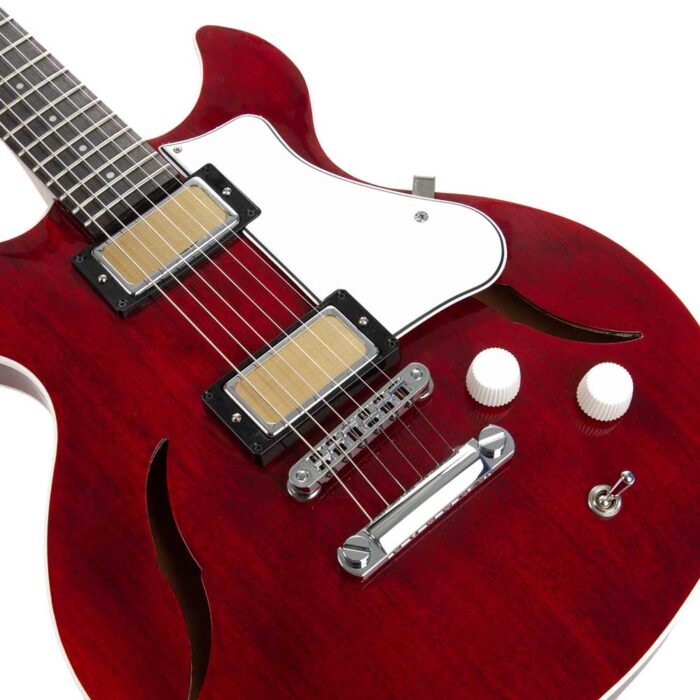 Harmony, Standard Comet E-Guitar, RW FB, Trans Red – Bild 3