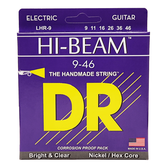 DR, HI-BEAM* - Nickel Plated Electric Guitar Strings: Light to Medium 9-46