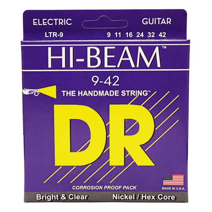 DR, HI-BEAM* - Nickel Plated Electric Guitar Strings: Light 9-42