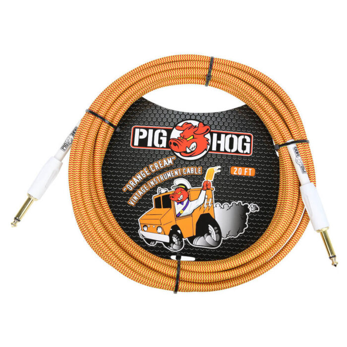 Pig Hog "Orange Cr�me 2.0" Instrument Cable, 10ft.