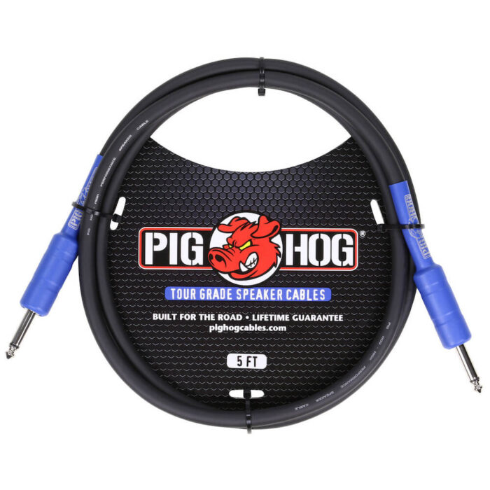 Pig Hog Speaker Cable, 5ft (14 gauge wire)