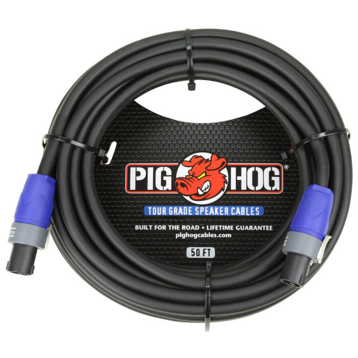 Pig Hog Speaker Cable, 15m/50ft (2x 2,5 qmm), SPKON/SPKON