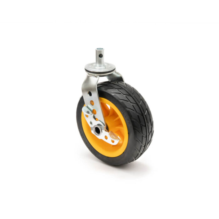 8X3 r-Trac caster w/brk (for R12, R18)