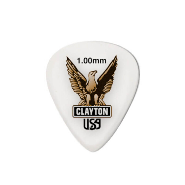 Clayton Acetal/Polymer Pick Standard 1,00mm /12 pcs