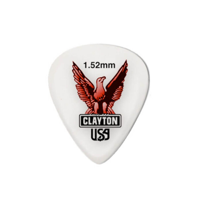 Clayton Acetal/Polymer Pick Standard 1,52mm /12 pcs