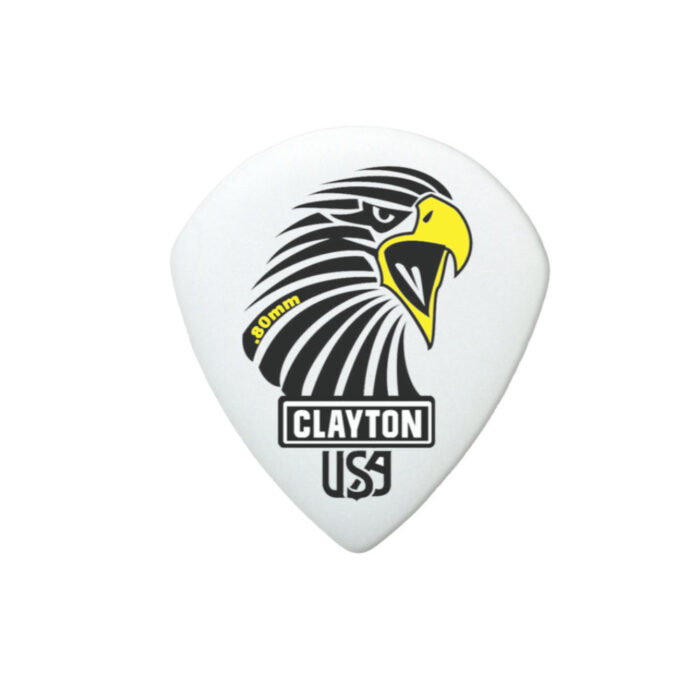 Clayton Sharp Acetal/Polymer Pick Teardrop 0,80mm /12 pc