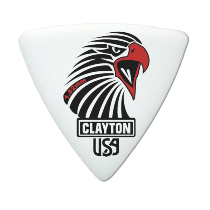 Clayton Sharp Acetal/Polymer Pick Rounded Triangle 1,52mm /12 pcs