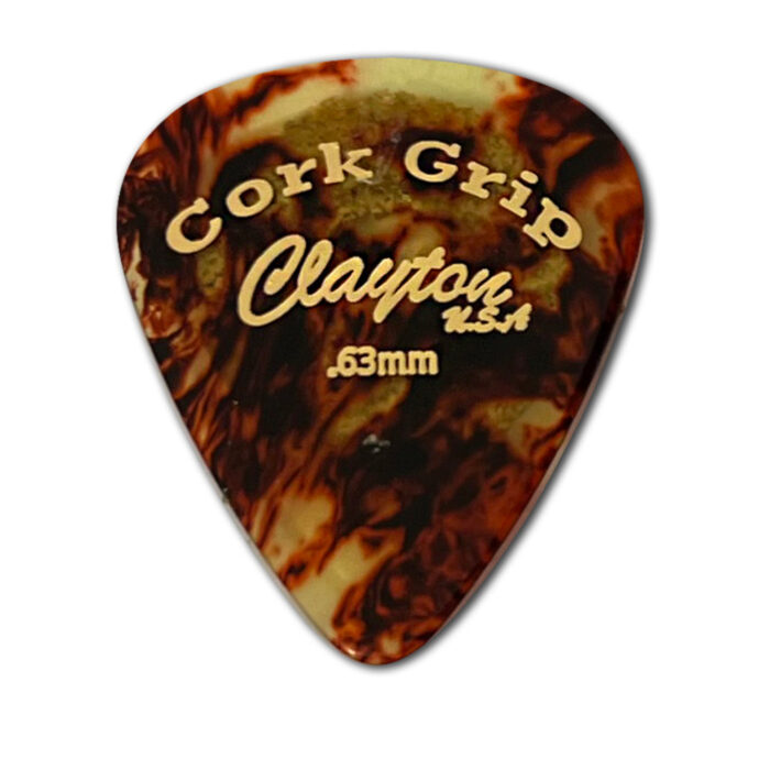 Clayton Cork Grip Pick Standard 0,63mm /6 pcs