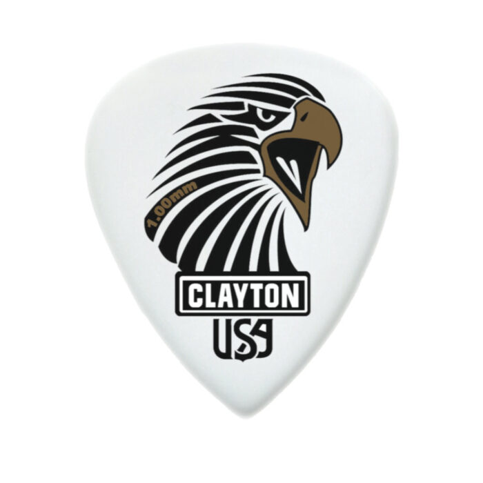 Clayton Sharp Acetal/Polymer Pick Standard 1,00mm /12 pcs