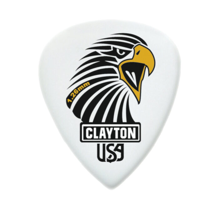 Clayton Sharp Acetal/Polymer Pick Standard 1,26mm /12 pcs