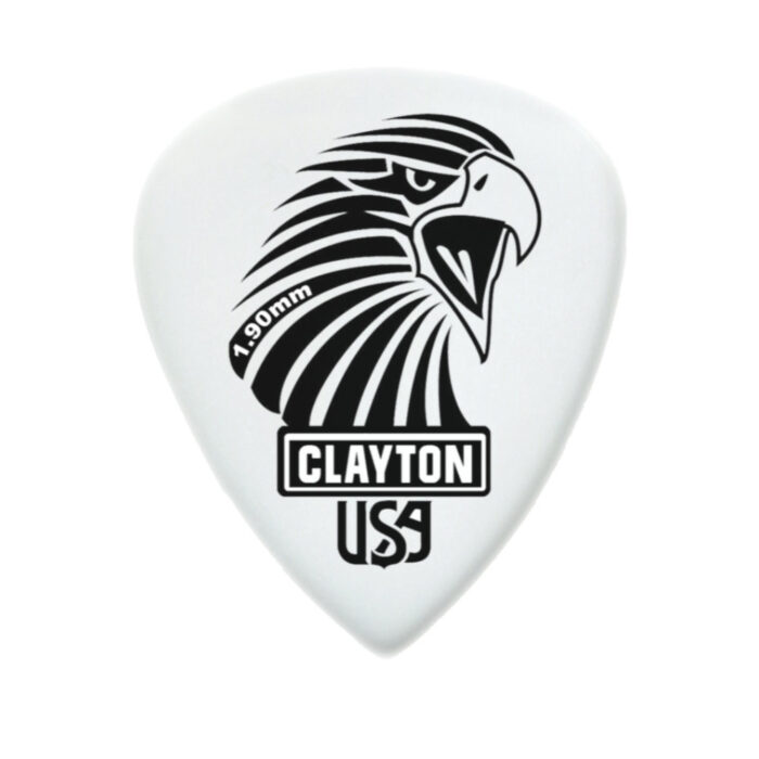 Clayton Sharp Acetal/Polymer Pick Standard 1,90mm /12 pcs