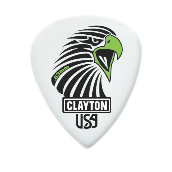 Clayton Sharp Acetal/Polymer Pick Standard 0,63mm /12 pcs