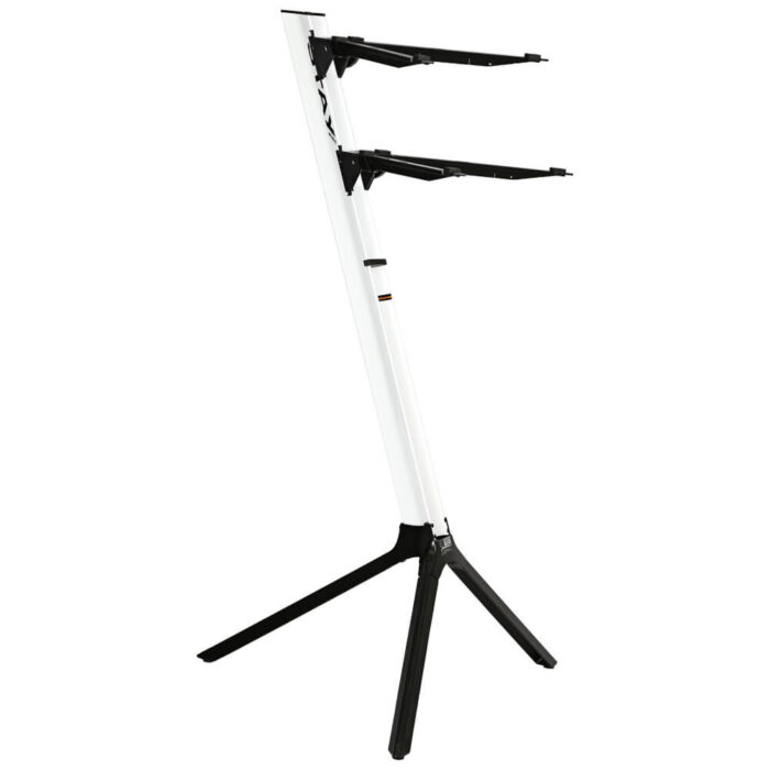 STAY, S1100/02-WHT, Keyboard stand SLIM 110cm - 2 Auflagen - white