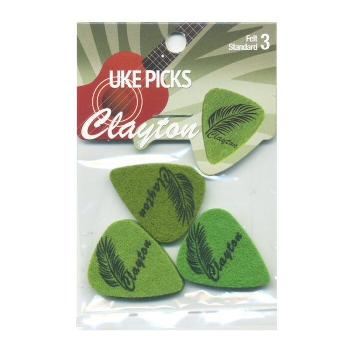 Clayton Uke Picks Standard Felt Leave 3 pcs - Image 2