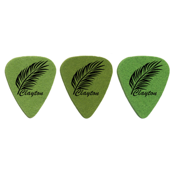 Clayton Uke Picks Standard Felt Leave 3 pcs