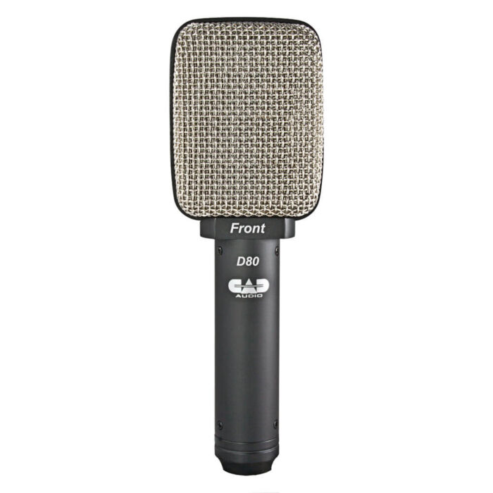 CAD Audio D80, Live Series, Large Diaphragm SuperCardioid Dynamic Side Address Microphone