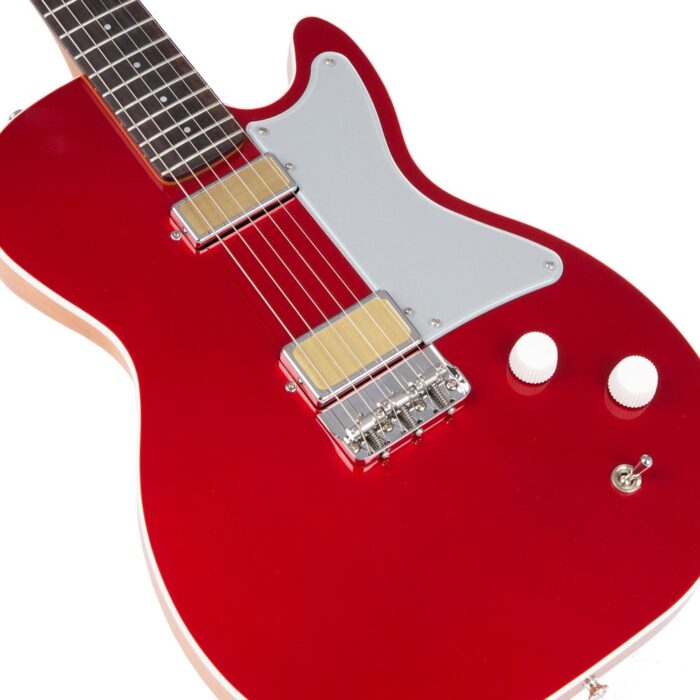 Harmony, Standard Jupiter Thinline Electric Guitar w/Case, Cherry – Bild 3