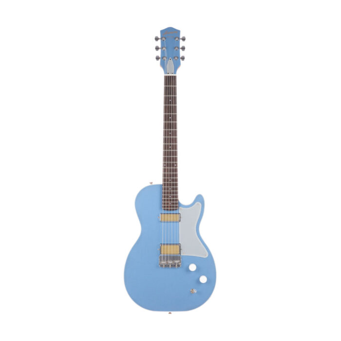 Harmony, Standard Jupiter Thinline Electric Guitar w/Case, Sky Blue