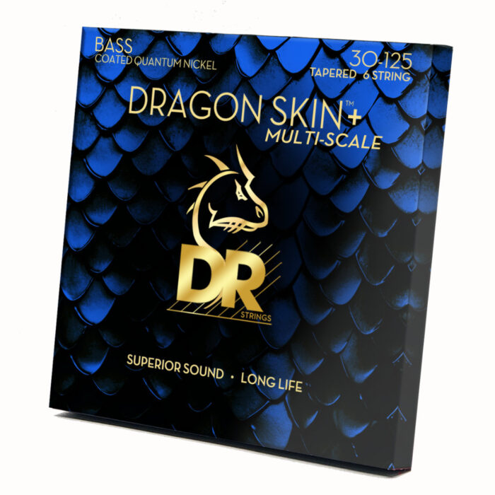 DR, DRAGON SKIN+ Quantum Nickel Bass Strings: 6-String Medium 30-125, Multi-Scale - Image 3