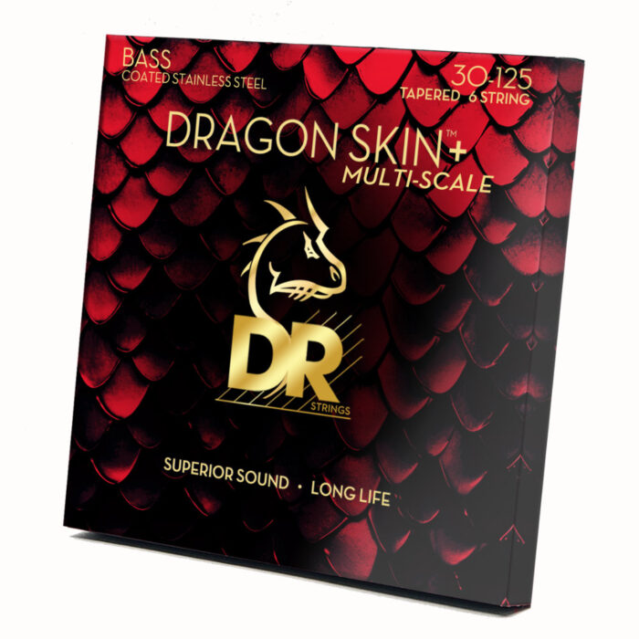 DR, DRAGON SKIN+ Stainless Steel Bass Strings: 6-String Medium 30-125, Multi-Scale – Bild 2