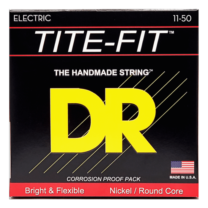 DR, TITE-FIT* - Nickel Plated Electric Guitar Strings: Heavy 11-50