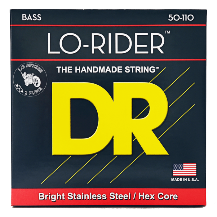 DR, LO-RIDER* - Stainless Steel Bass Strings: Heavy 50-110