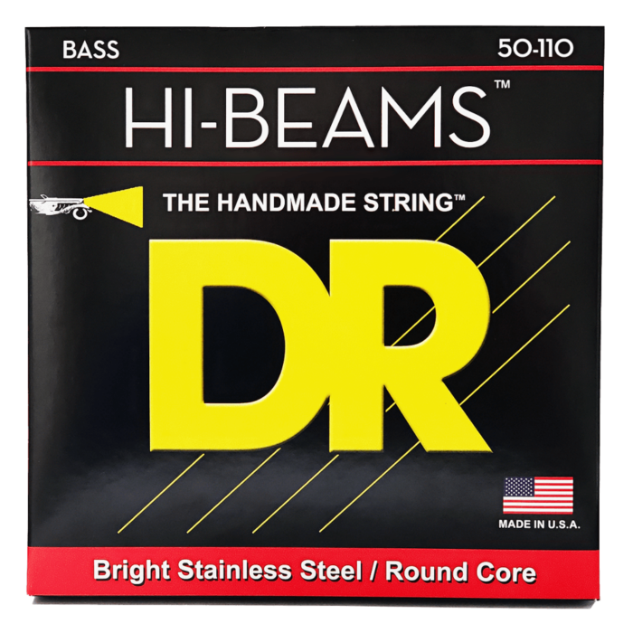 DR, HI-BEAM* - Stainless Steel Bass Strings: Heavy 50-110