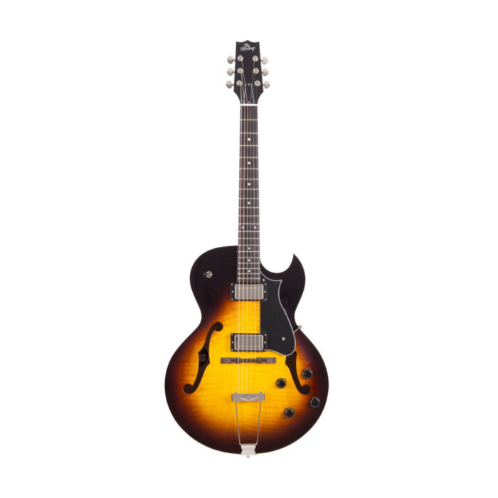 Heritage, Standard H-575 Hollow Electric Guitar with Case, Original Sunburst