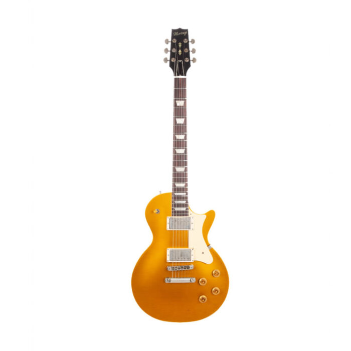 Heritage, Custom Shop Core Collection H-150 Plain Top Electric Guitar with Case (Artisan Aged), Gold Top
