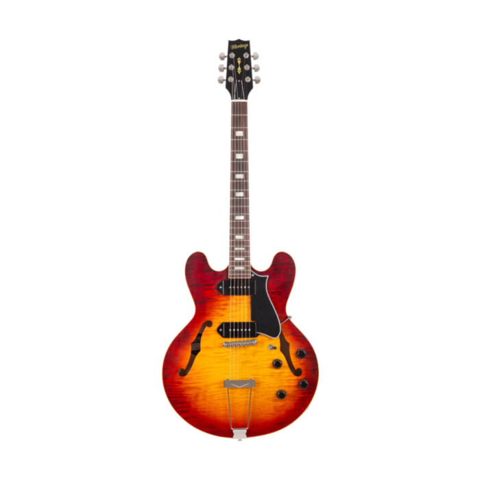 Heritage, Custom Core H-530 Electric Guitar with Case, Dark Cherry Sunburst