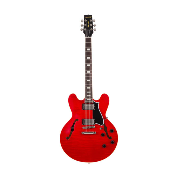 Heritage, Custom Core H-535 Electric Guitar with Case, Trans Cherry