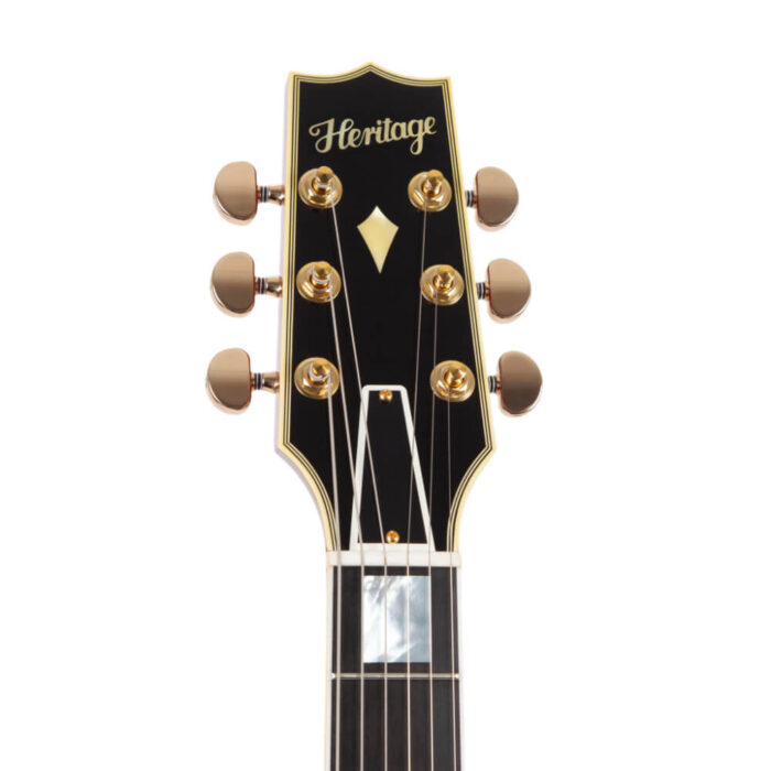 Heritage, Custom Shop Core Collection H-157 Maple Top Electric Guitar, Dark Cherry Sunburst - Image 4