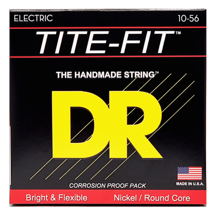 DR, TITE-FIT* - Nickel Plated Electric Guitar Strings: Medium to Super Heavy 10-56